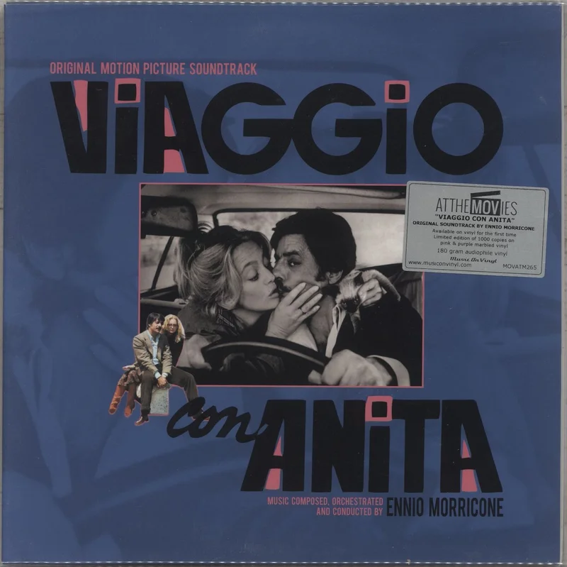 Ennio Morricone Viaggio Con Anita - Pink/Purple 180gm Vinyl - Sealed UK Vinyl LP
