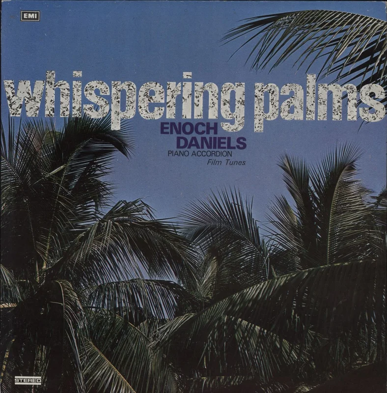 Enoch Daniels Whispering Palms - Piano Accordion - Film Tunes Indian Vinyl LP