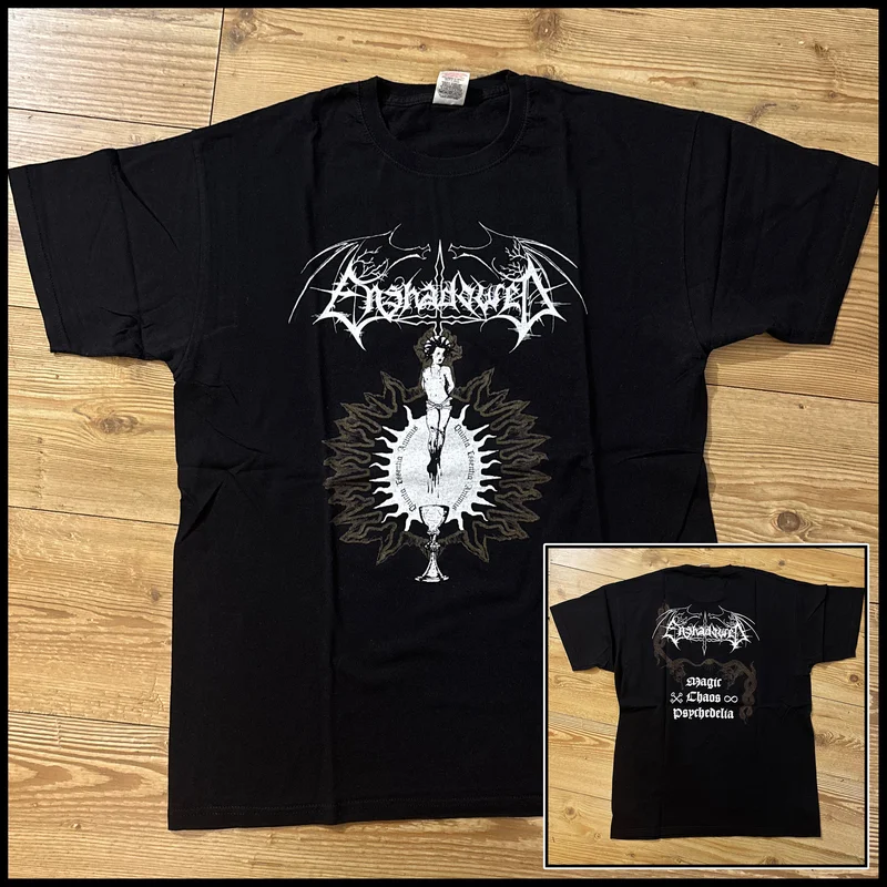 ENSHADOWED: official MAGIC CHAOS PSYCHEDLIA shirt *preowned/ex-display/collectible, excellent condition* size L
