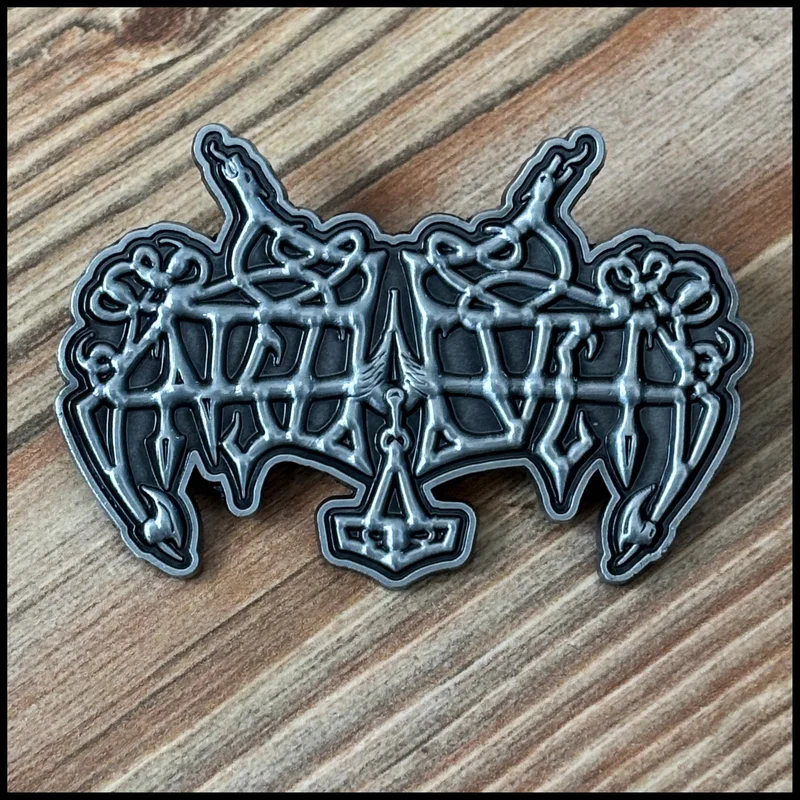 ENSLAVED: official metal pin badge
