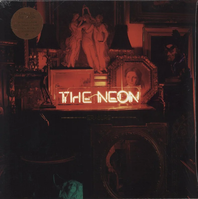 Erasure The Neon - Orange Vinyl UK Vinyl LP