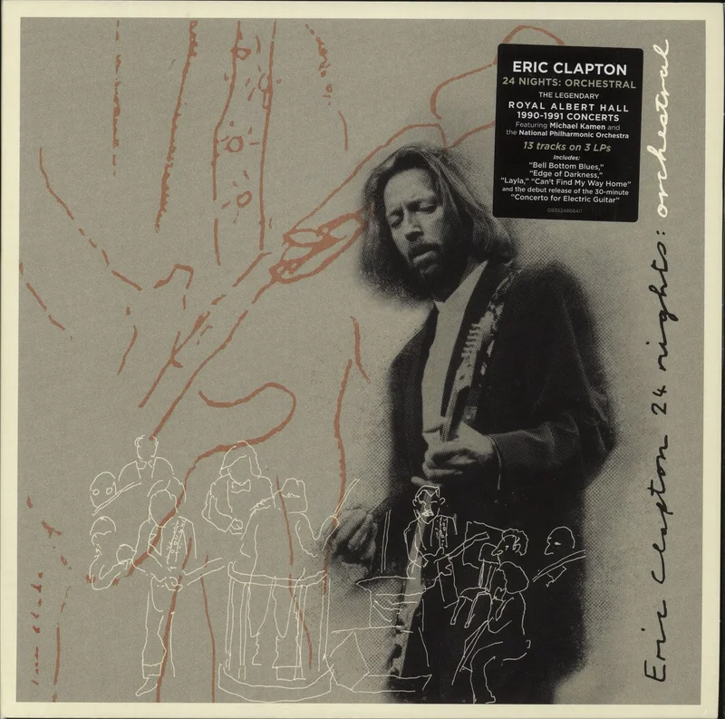 Eric Clapton 24 Nights: Orchestral + Hype Sticker UK 3-LP vinyl set