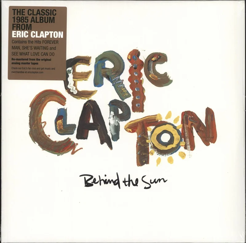 Eric Clapton Behind The Sun - 140gram Vinyl - Sealed + Hype Sticker UK 2-LP vinyl set