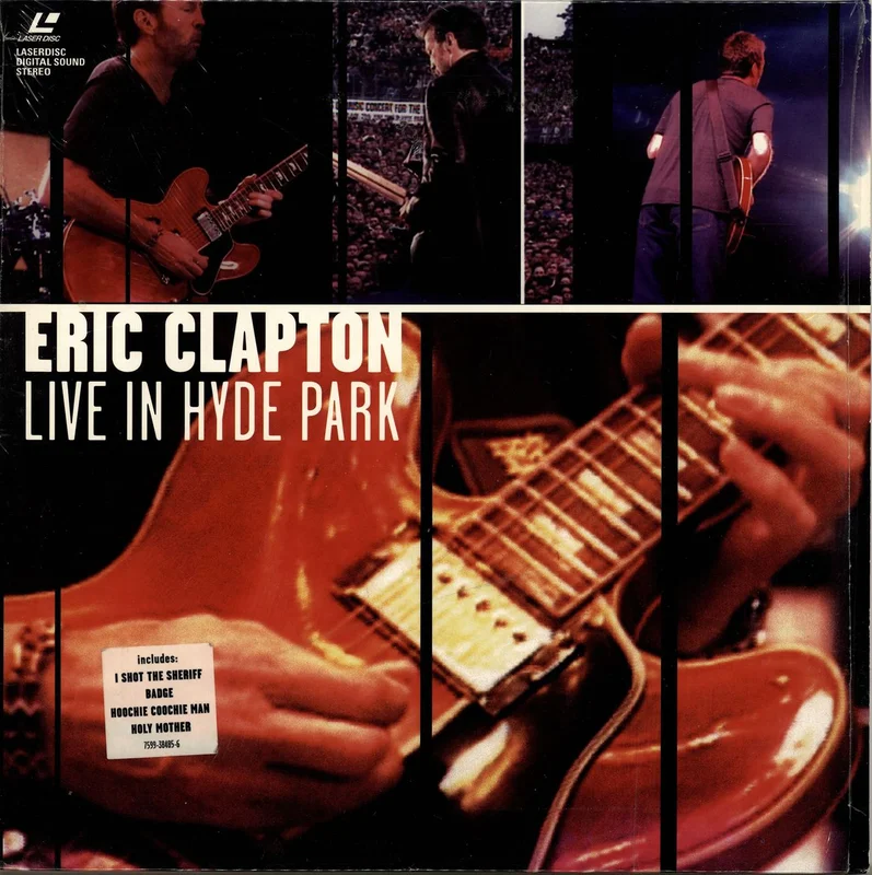 Eric Clapton Live In Hyde Park German Laserdisc