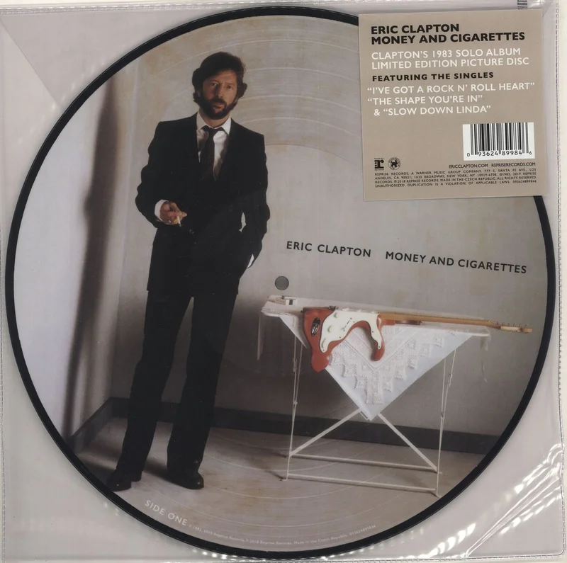 Eric Clapton Money And Cigarettes US Picture disc LP