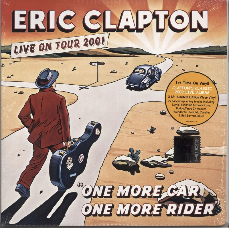 Eric Clapton One More Car, One More Rider - Clear Vinyl - Sealed US 3-LP vinyl set