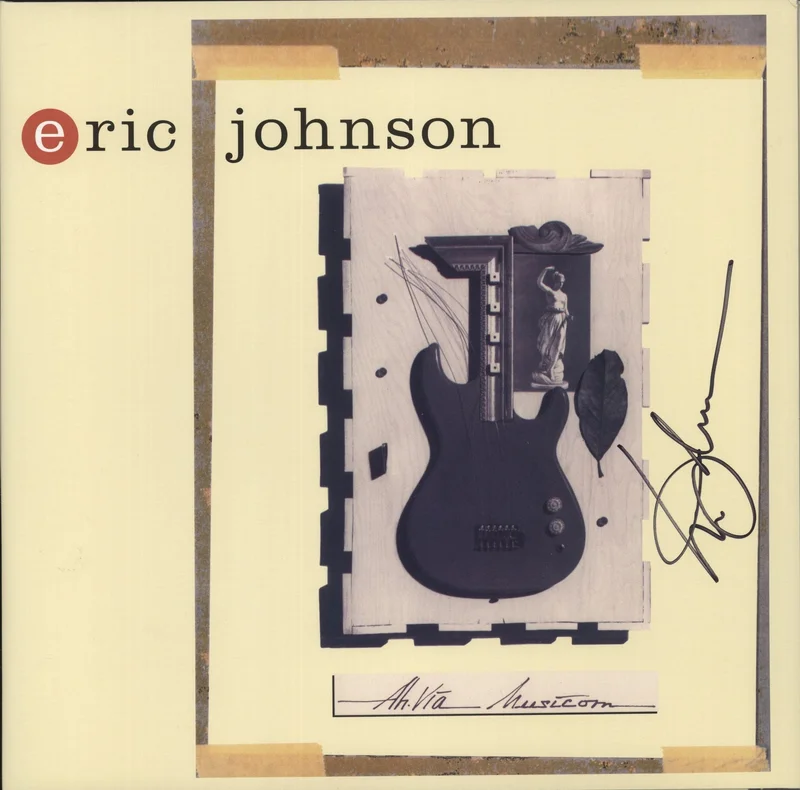 Eric Johnson Ah Via Musicom - 180gm Gold Vinyl - Autographed US Vinyl LP