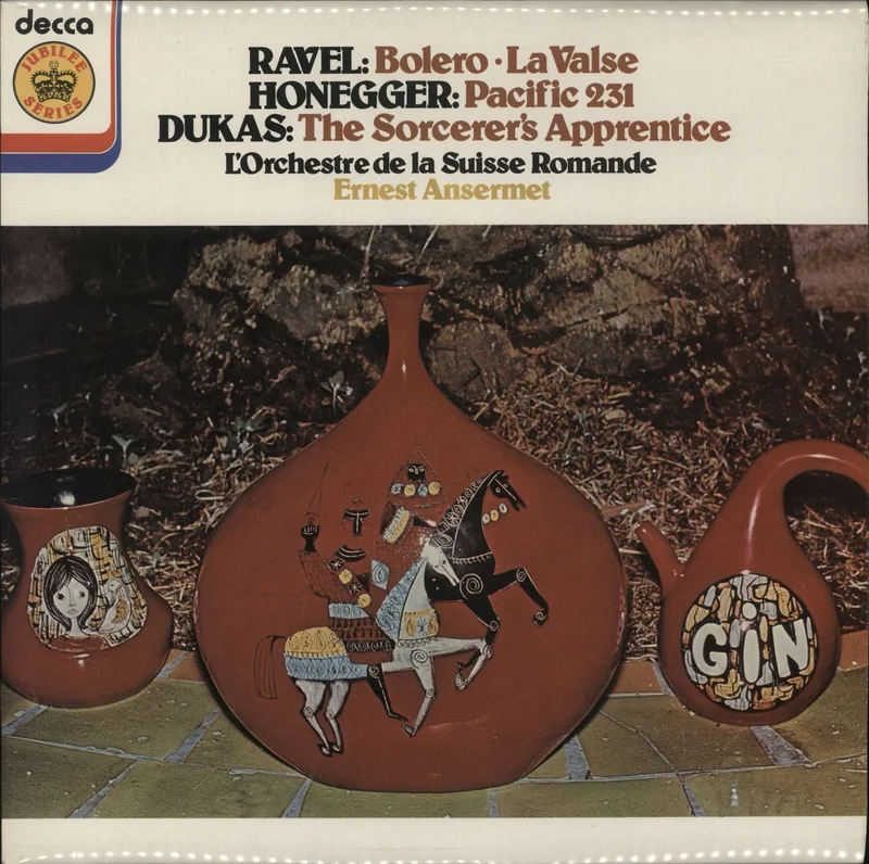 Ernest Ansermet Ravel: Bolero / La Valse / Honegger: Pacific 231 / Dukas: The Sorcerer's Apprentice UK Vinyl LP