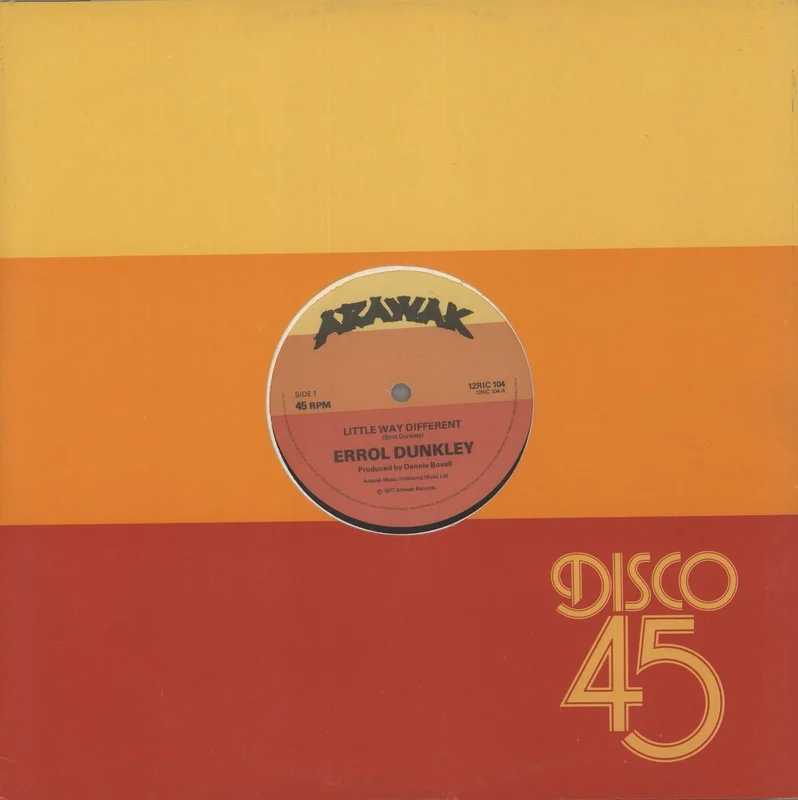 Errol Dunkley Little Way Different UK 12" vinyl
