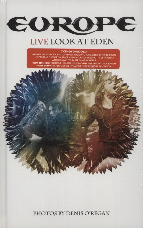 Europe Live Look At Eden - Sealed German 2-disc CD/DVD set