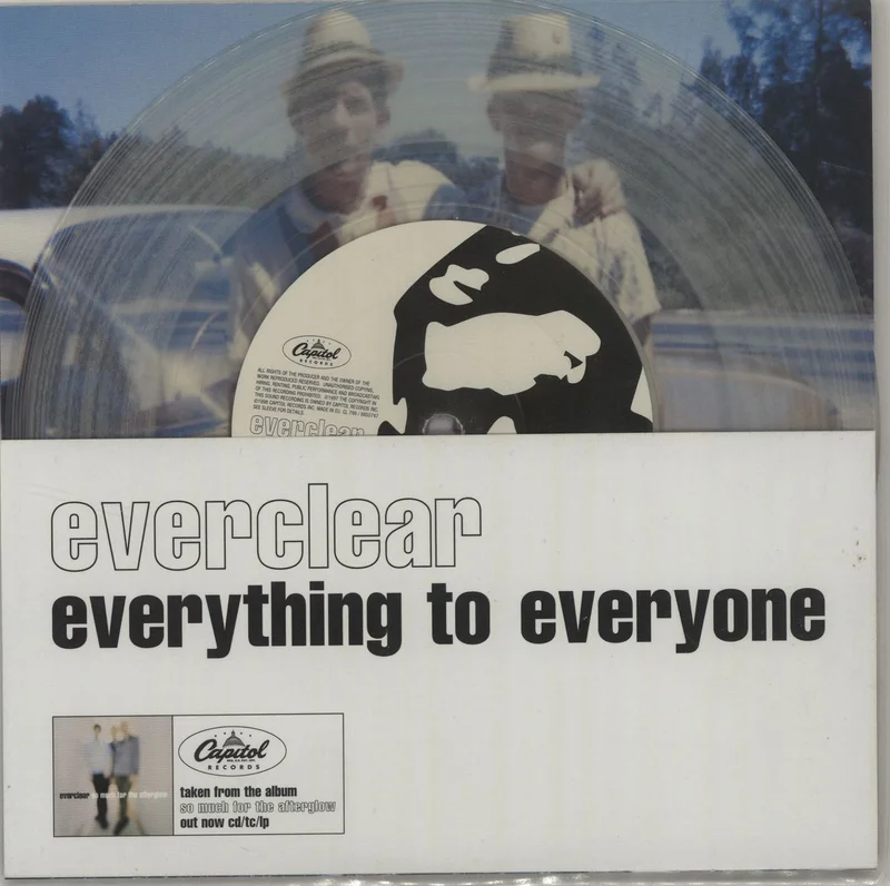 Everclear Everything To Everyone - Clear Vinyl UK 7" vinyl