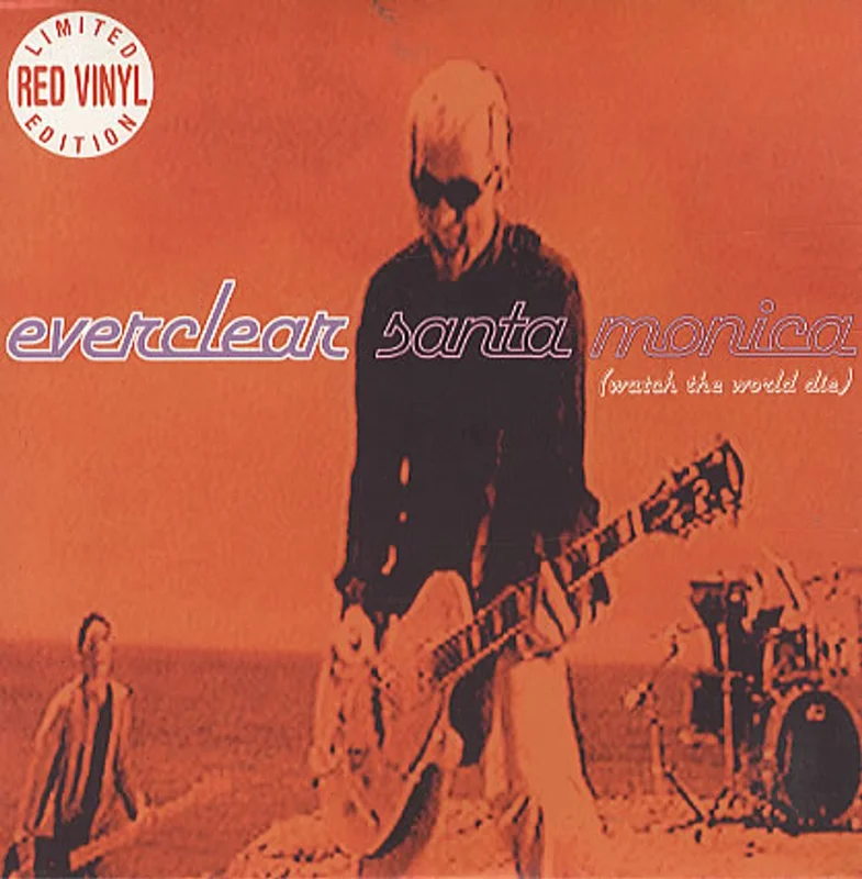 Everclear Santa Monica - Red Vinyl UK 7" vinyl