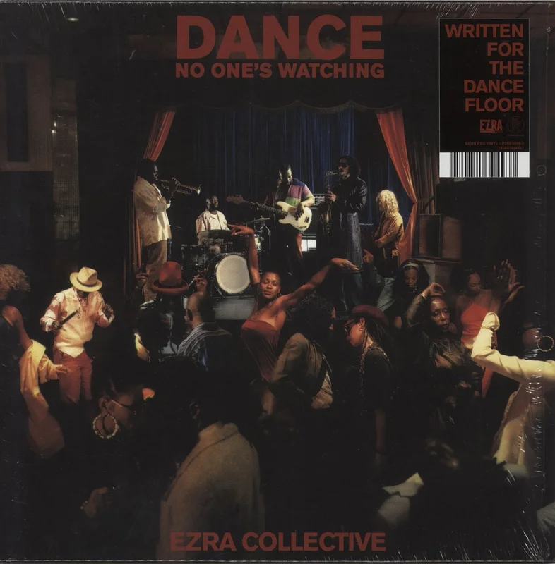 Ezra Collective Dance, No One's Watching - Red Satin Vinyl - Autographed UK 2-LP vinyl set