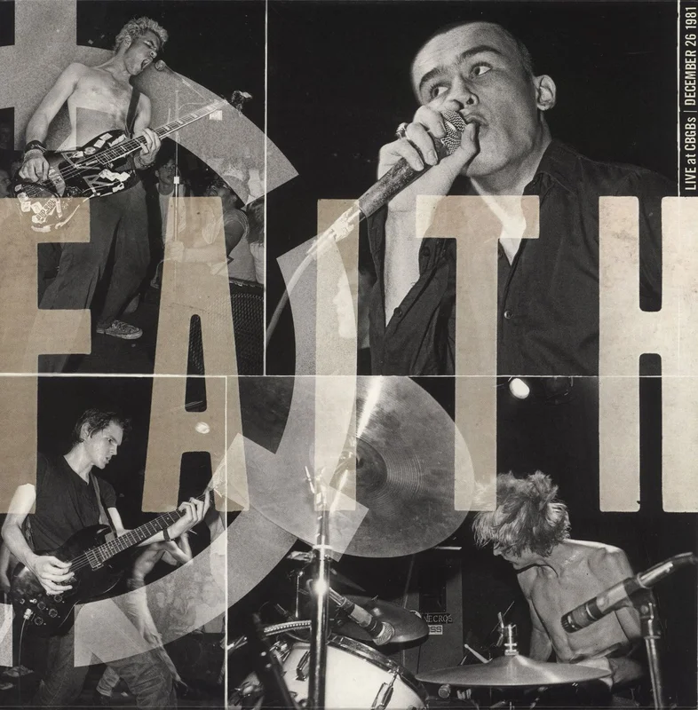Faith Live At CBGB's - Clear Vinyl US Vinyl LP