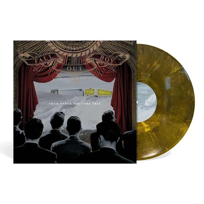 Fall Out Boy From Under The Cork Tree - Gold & Black Ice Vinyl - Sealed UK Vinyl LP