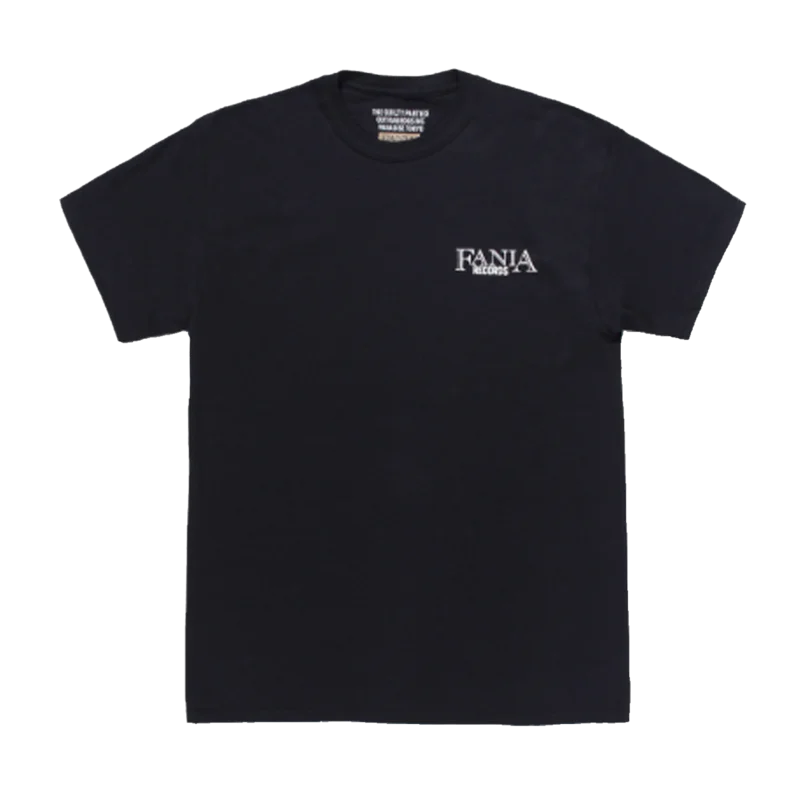 Fania Crew Neck Black T-Shirt (Wacko Maria)
