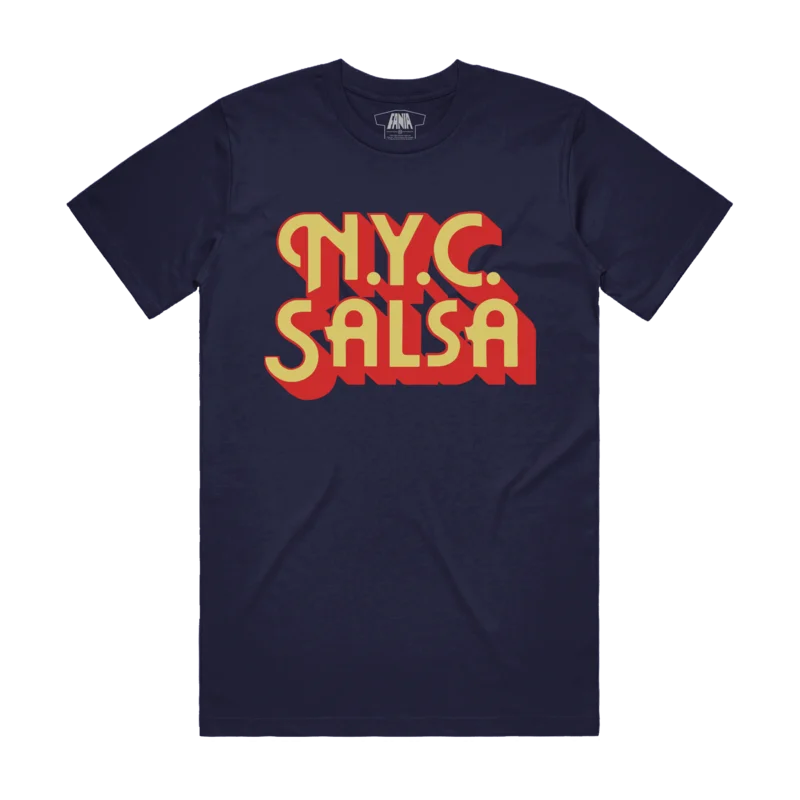 Fania NYC Salsa Midnight Navy T-Shirt