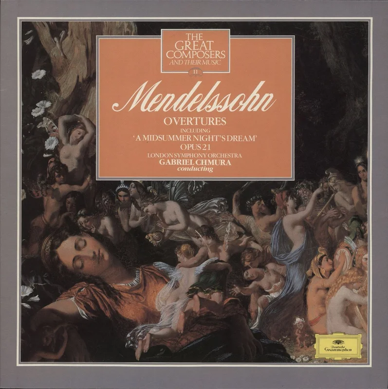 Felix Mendelssohn Overtures including Midsummer Night's Dream, Opus 21 + Magazine UK Vinyl LP