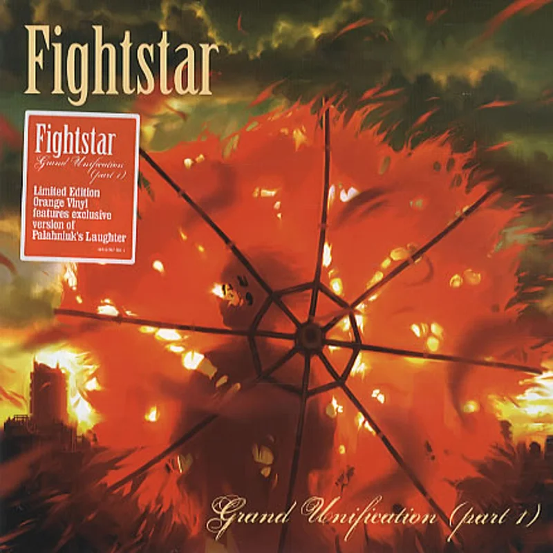 Fightstar Grand Unification (Part 1) - Orange Vinyl UK 7" vinyl