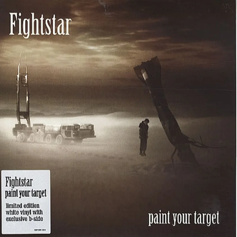 Fightstar Paint Your Target - White Vinyl UK 7" vinyl