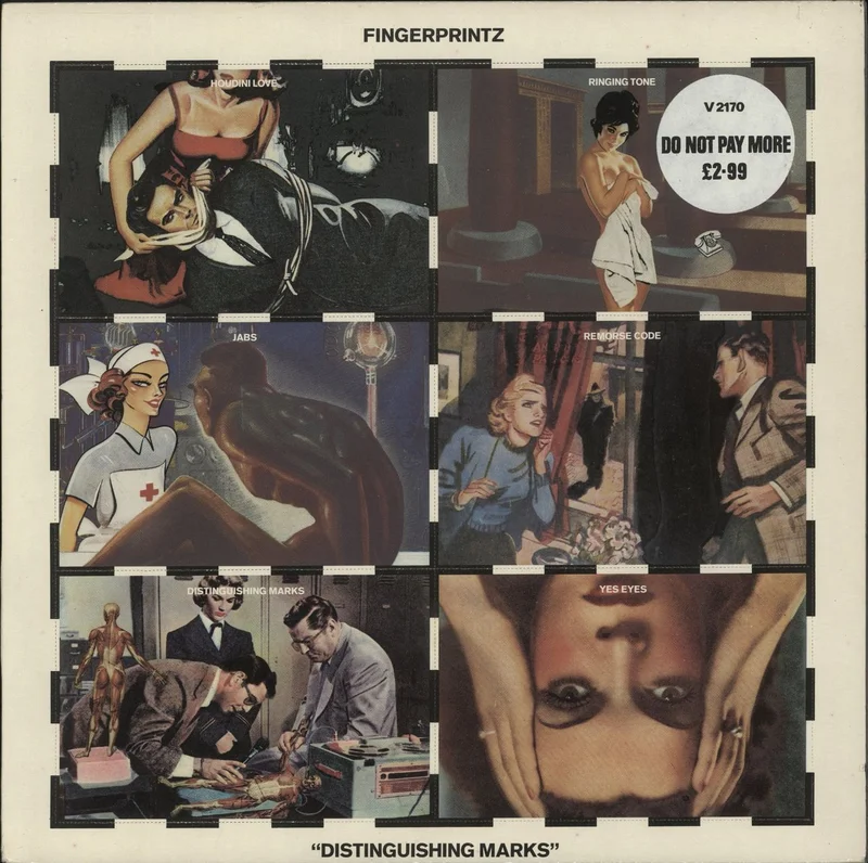 Fingerprintz Distinguishing Marks - Sticker UK Vinyl LP