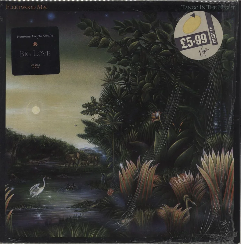 Fleetwood Mac Tango In The Night - Hype Sticker - Shrink UK Vinyl LP