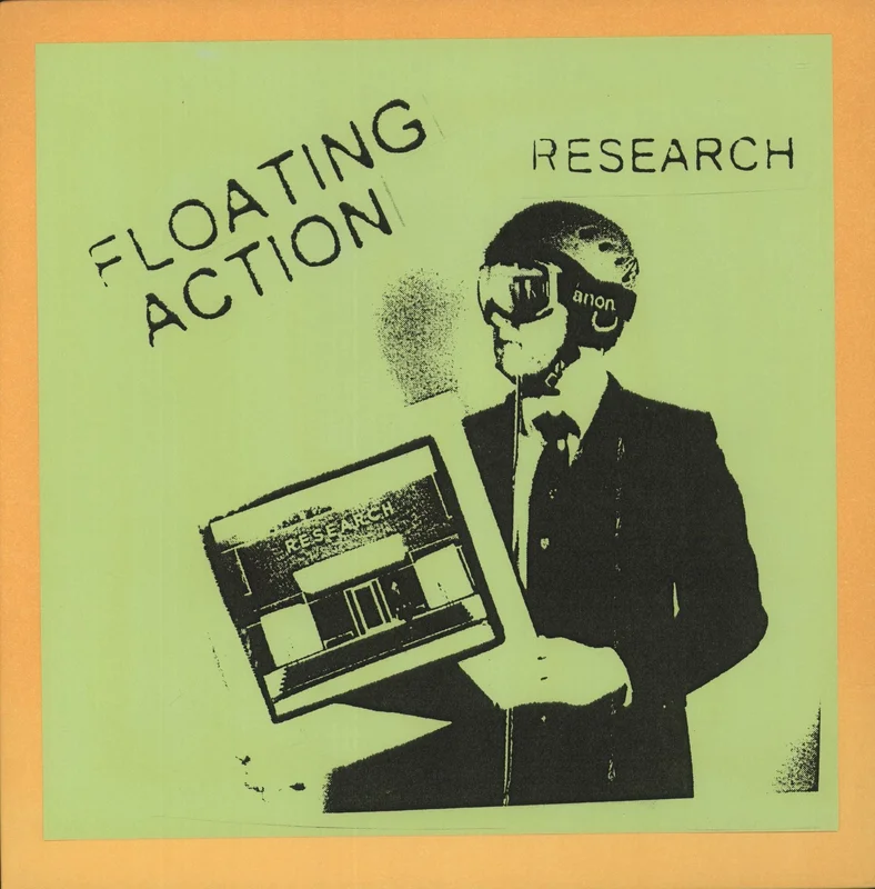 Floating Action Research - Orange w/ Blue Splatter Vinyl US Vinyl LP