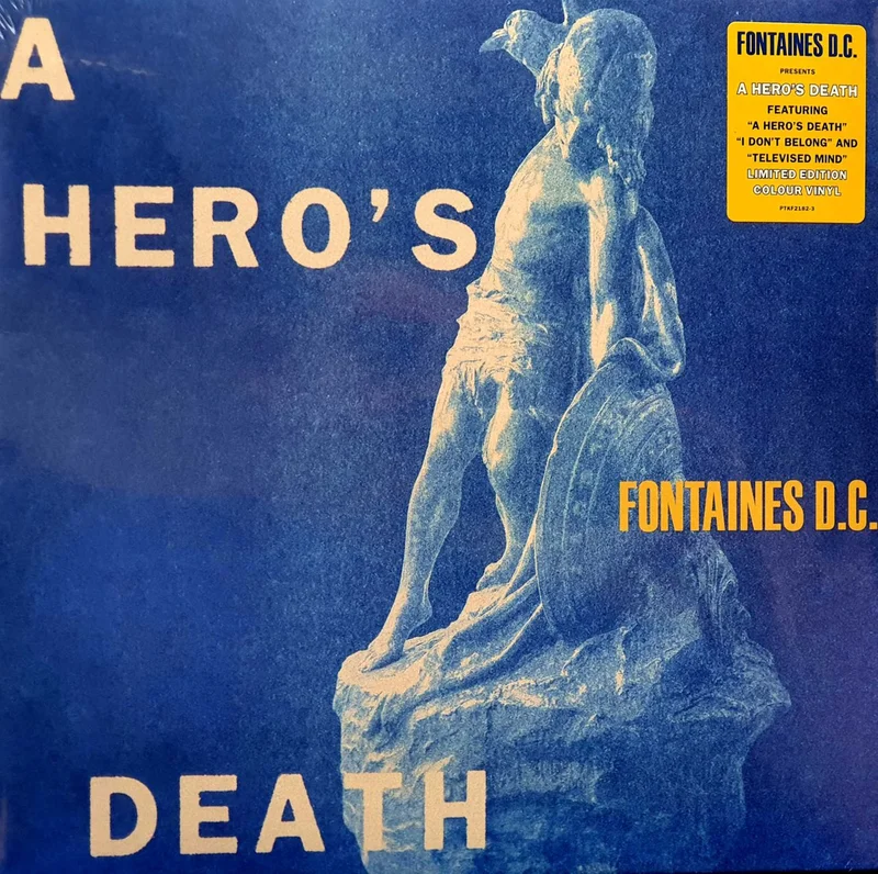 Fontaines D.C. A Hero's Death - Stormy Blue Vinyl - Sealed UK Vinyl LP