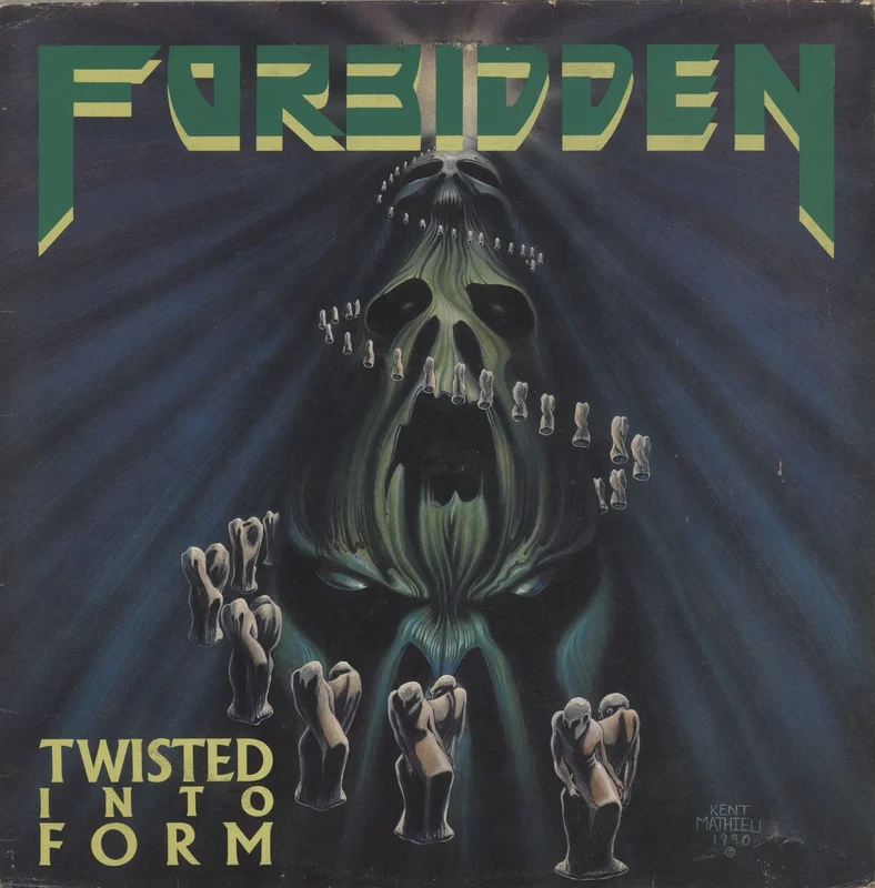 Forbidden Twisted Into Form - VG UK Vinyl LP