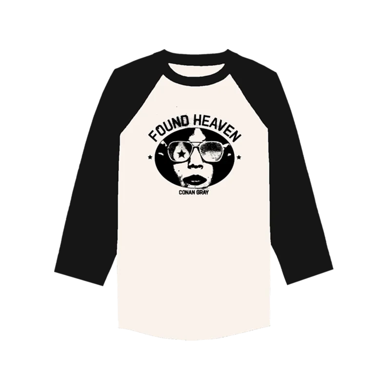 FOUND HEAVEN BASEBALL TEE