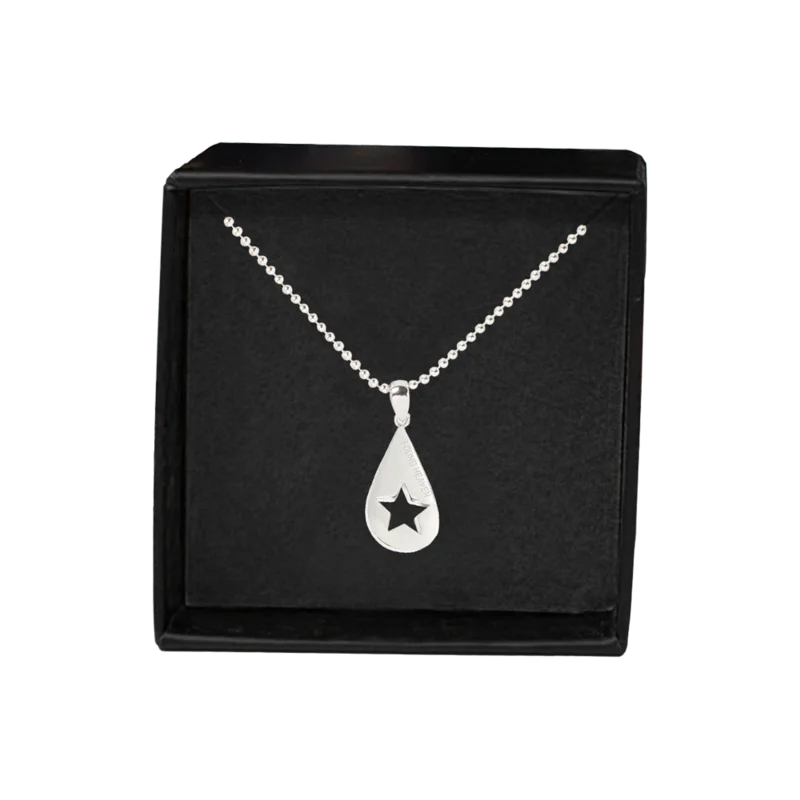 Found Heaven Engraved Necklace