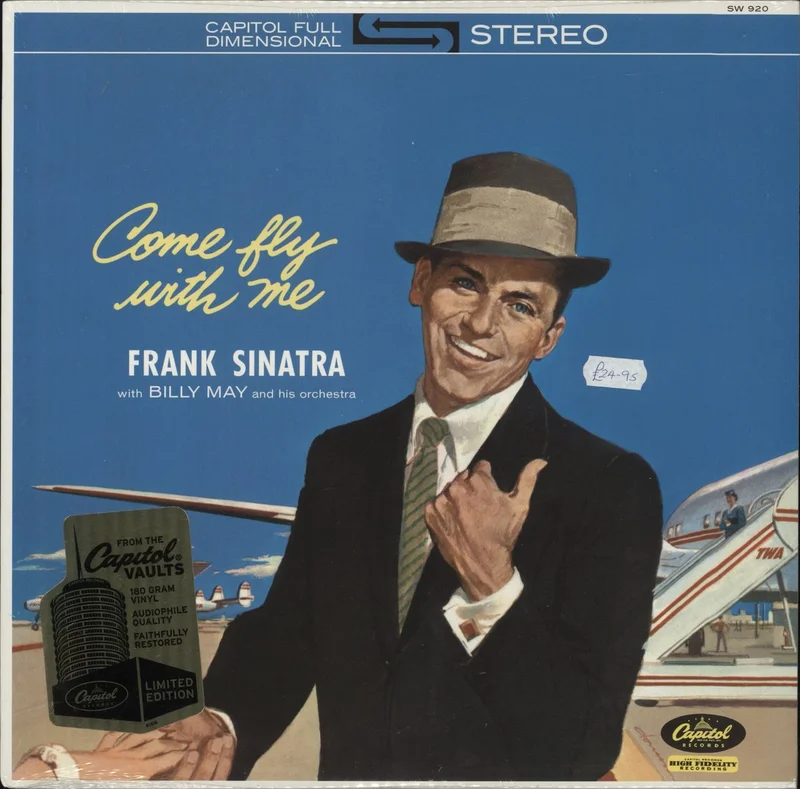 Frank Sinatra Come Fly With Me - 180gm - Sealed US Vinyl LP