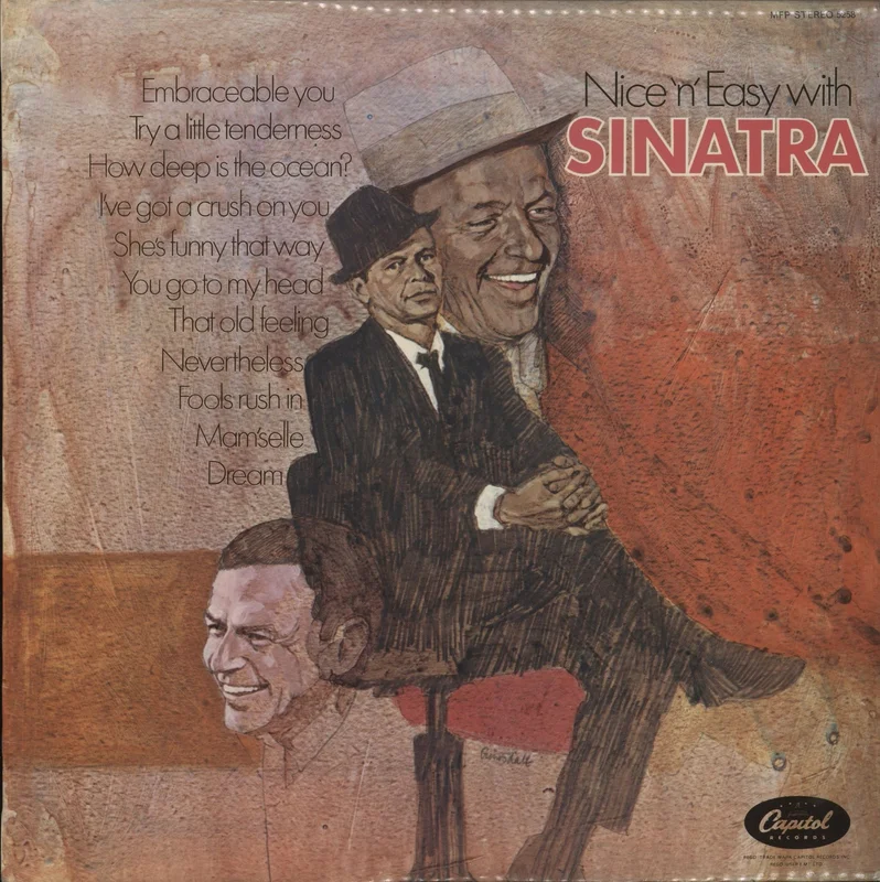 Frank Sinatra Nice 'n' Easy With Sinatra UK Vinyl LP