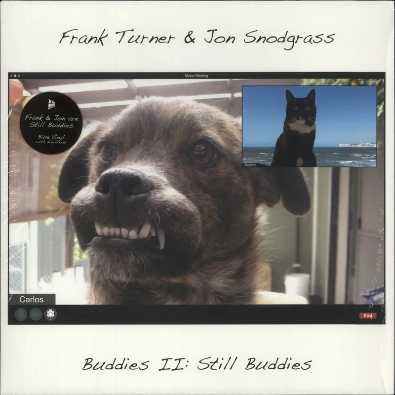 Frank Turner Buddies II: Still Buddies - Blue Vinyl UK Vinyl LP