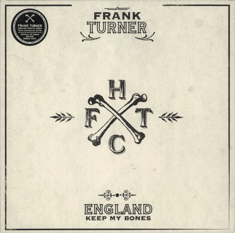 Frank Turner England Keep My Bones - Tenth Anniversary Edition - 180 Gram Green Vinyl UK 2-LP vinyl set