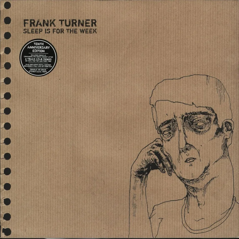 Frank Turner Sleep is for the Week - Tenth Anniversary Edition - 180 Gram Purple Vinyl UK 2-LP vinyl set