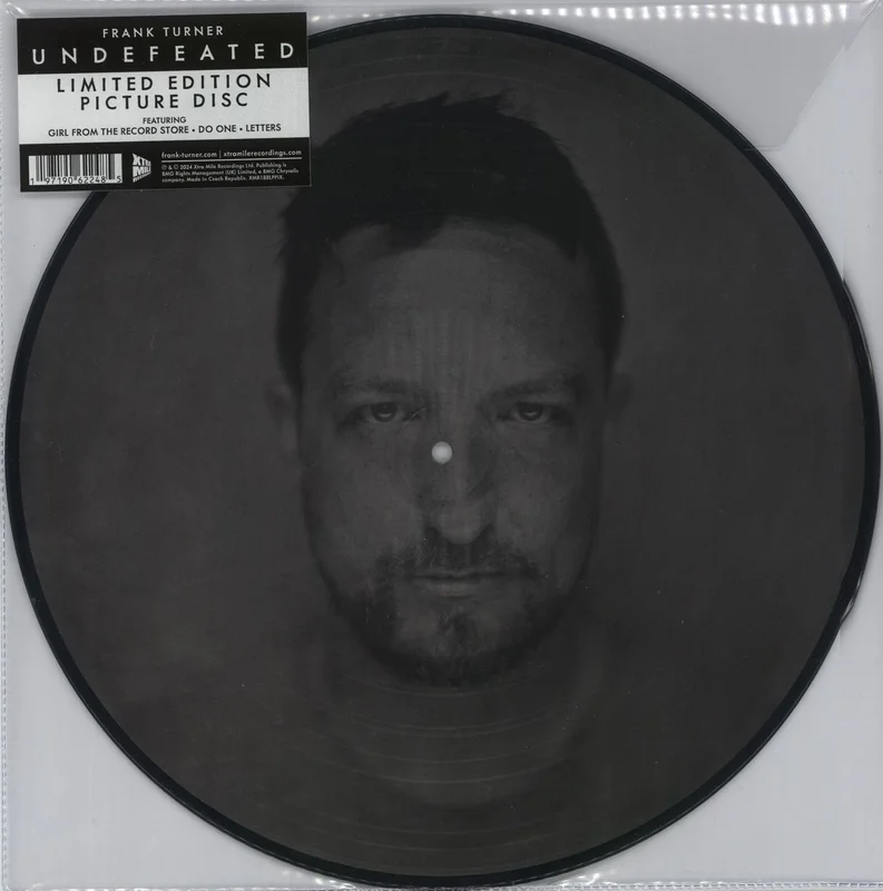 Frank Turner Undefeated UK Picture disc LP