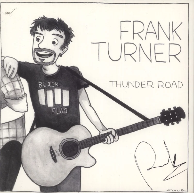 Frank Turner Under The Influence Vol. 8 - Black/White Half And Half Vinyl - Autographed by Frank US 7" vinyl