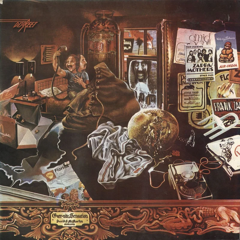 Frank Zappa Over-Nite Sensation Portuguese Vinyl LP
