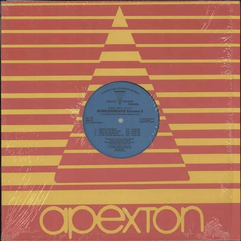 Frankie Bones Volume 5 (The Original Raw & Raunchy Beats For DJ's) US Vinyl LP
