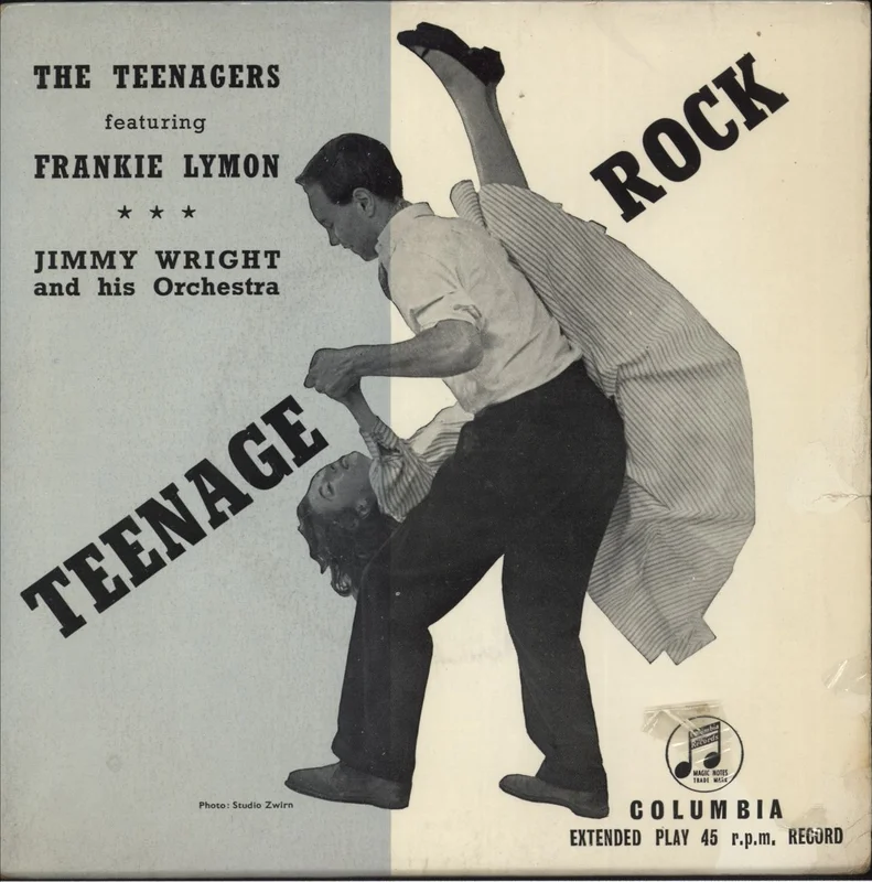 Frankie Lymon Teenage Rock EP UK 7" vinyl