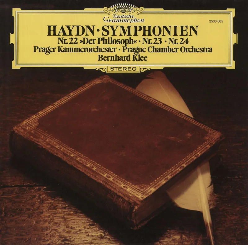 Franz Joseph Haydn Symphonien Nr. 22 'Der Philosoph', Nr. 23, Nr. 24 German Vinyl LP
