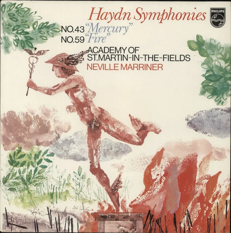 Franz Joseph Haydn Symphonies - No. 43 "Mercury" - No. 59 "Fire" Dutch Vinyl LP