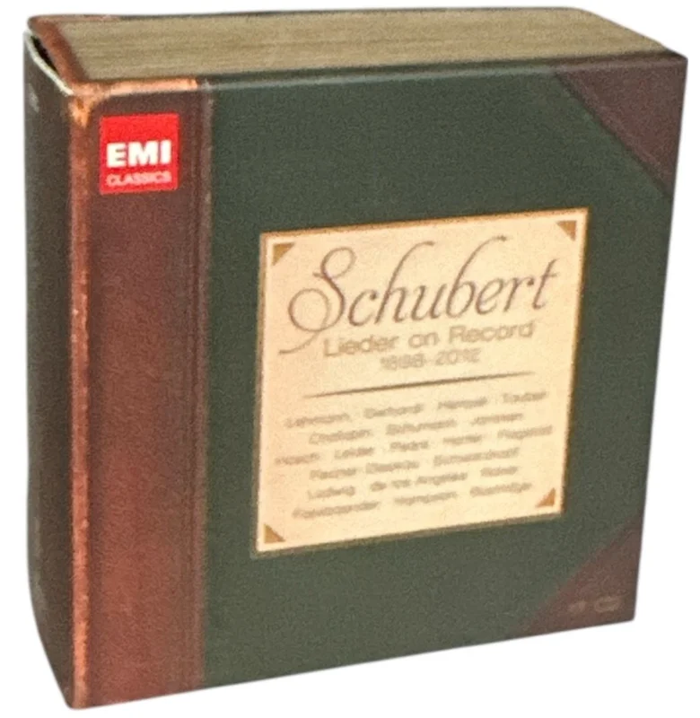 Franz Schubert Lieder On Record 1898-2012 German Cd album box set