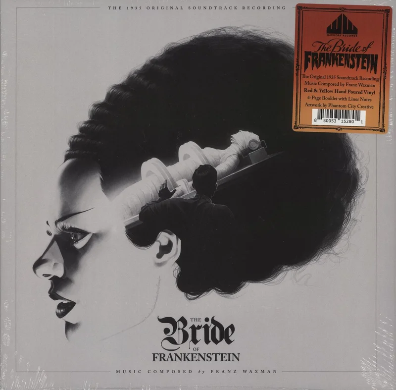 Franz Waxman The Bride of Frankenstein - 180 Gram Red & Yellow Vinyl - Sealed US Vinyl LP