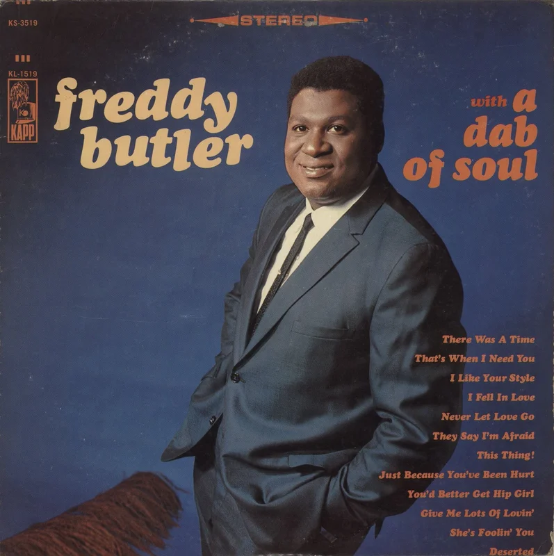 Freddy Butler A Dab Of Soul US Vinyl LP