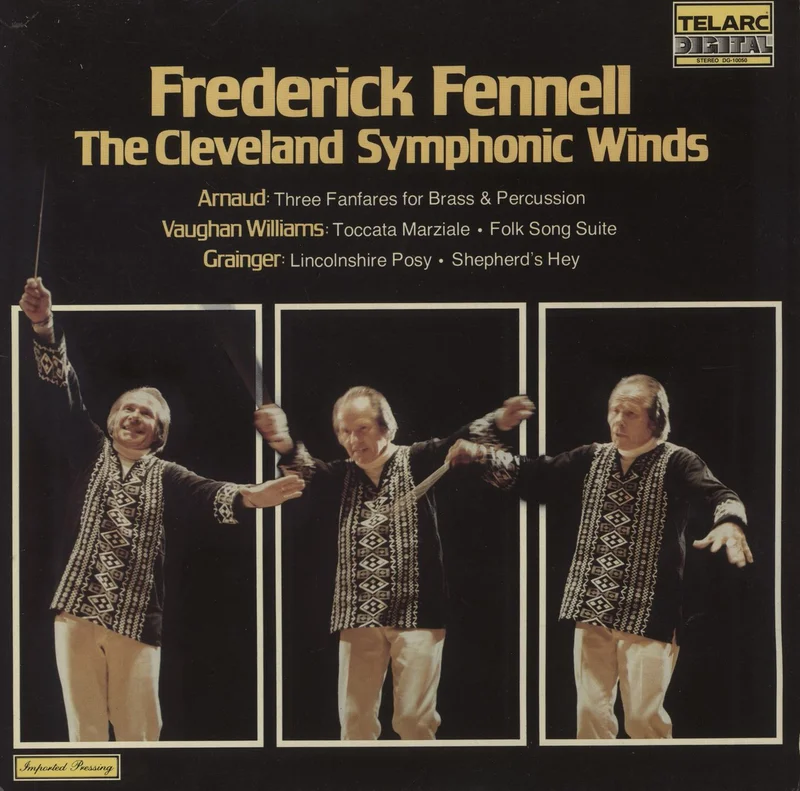 Frederick Fennell Three Fanfares For Brass & Percussion / Toccata Marzaile / Folk Song Suite / Lincolnshire Posey / Sh German Vinyl LP