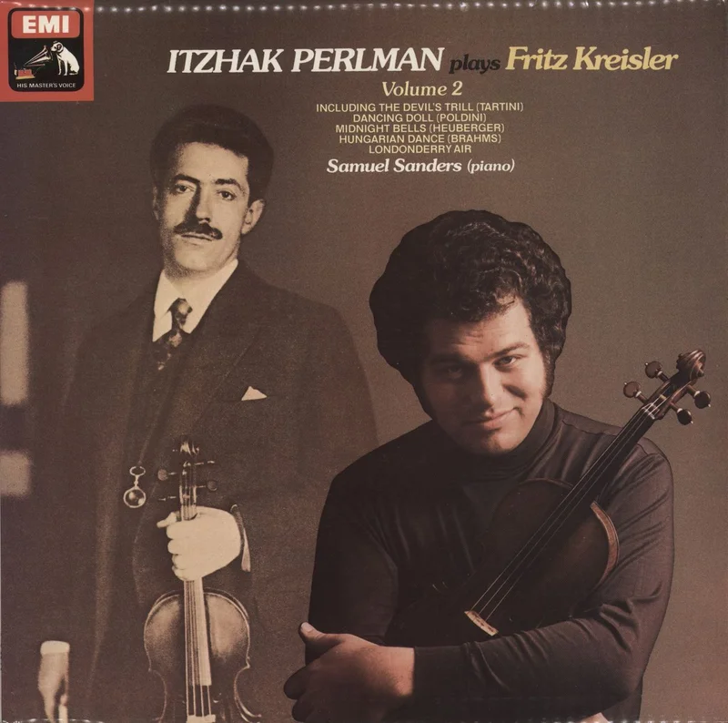 Fritz Kreisler Itzhak Perlman Plays Fritz Kreisler Volume 2 UK Vinyl LP
