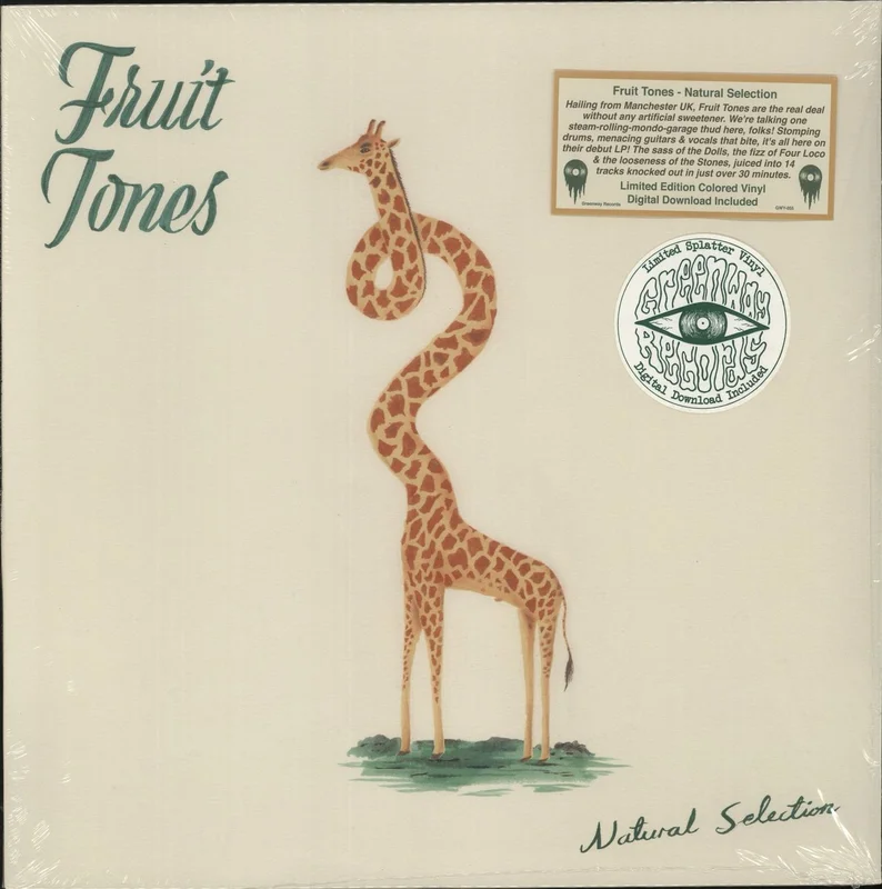 Fruit Tones Natural Selection - Clear w/ Yellow and Blue Splatter Vinyl US Vinyl LP