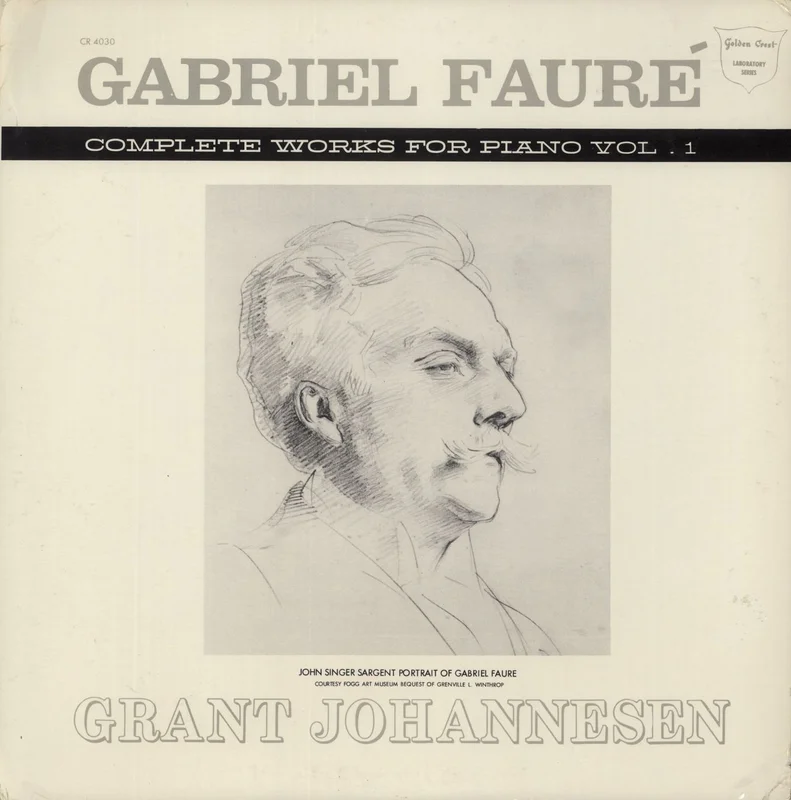 Gabriel Faur Complete Works For Piano. Vol. 1 UK 2-LP vinyl set
